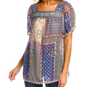 Johnny Was Peasant Blouse 3X NWOT